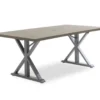 Sandpointe Brown Steel Rectangular Patio Dining Table 2 Sandpointe Brown Steel Rectangular Patio Dining Table -Garden Furniture Store 810554376