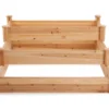 53.1" Wood 3-Tiered Raised Garden Bed