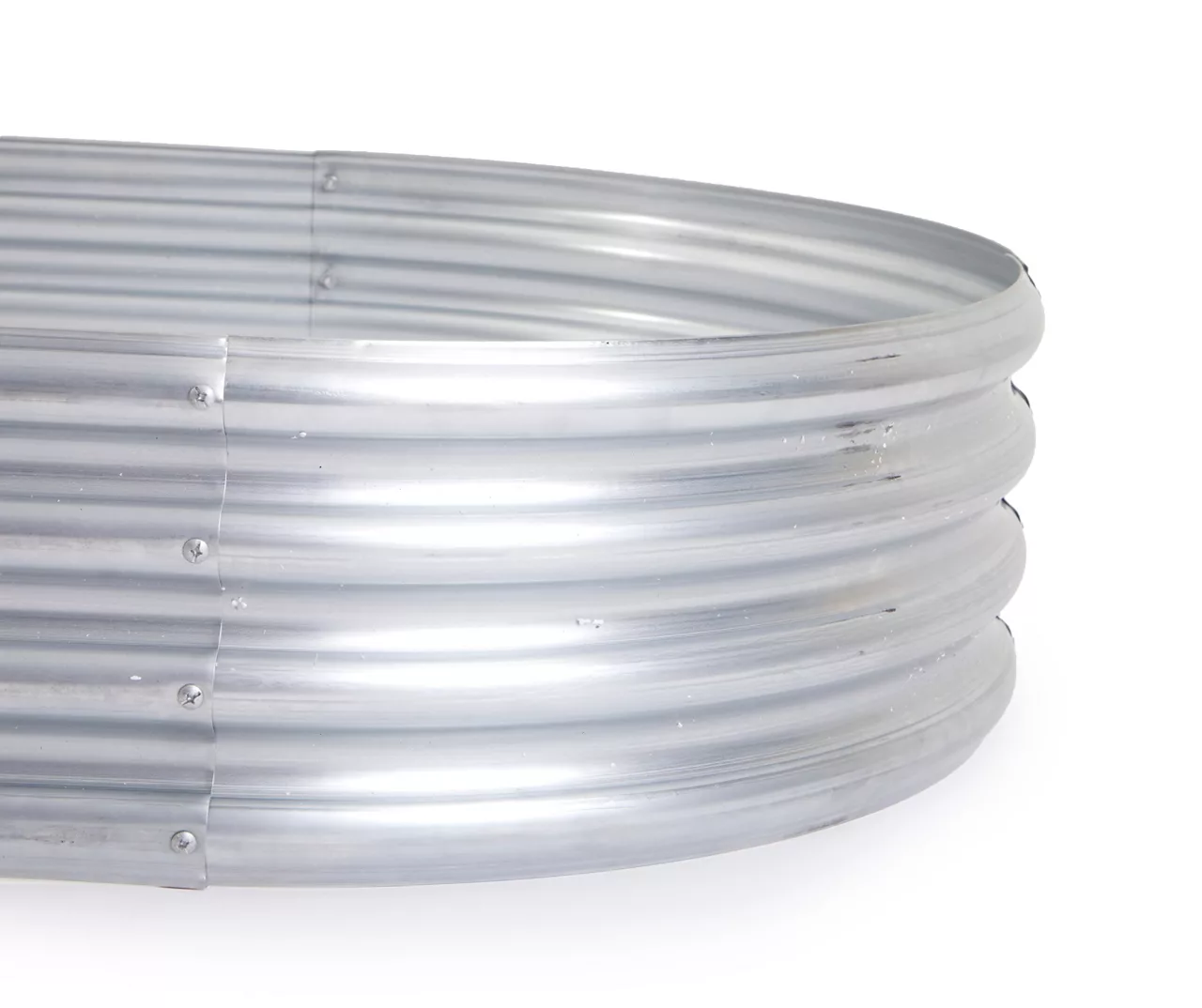 70.9" Oval Galvanized Raised Garden Bed 4 70.9" Oval Galvanized Raised Garden Bed - Image 2