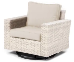 Broyhill Eagle Brooke All-Weather Wicker Swivel Cushioned Patio Glider -Garden Furniture Store 810557273