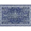 Navy & White Persian Geometric Doormat, (2' X 3') 1 Navy & White Persian Geometric Doormat, (2' X 3') -Garden Furniture Store 810558048