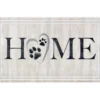 "Home" Tan Paw Print Heart Doormat, (18" X 30") 2 "Home" Tan Paw Print Heart Doormat, (18" X 30") -Garden Furniture Store 810558050