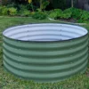 42" Olive Green Metal Raised Garden Bed -Garden Furniture Store 810559862