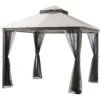 10' X 10' Woodson Soft Top Gazebo -Garden Furniture Store 810559951