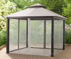 10' X 10' Woodson Soft Top Gazebo 13 10' X 10' Woodson Soft Top Gazebo -Garden Furniture Store 810559951 3