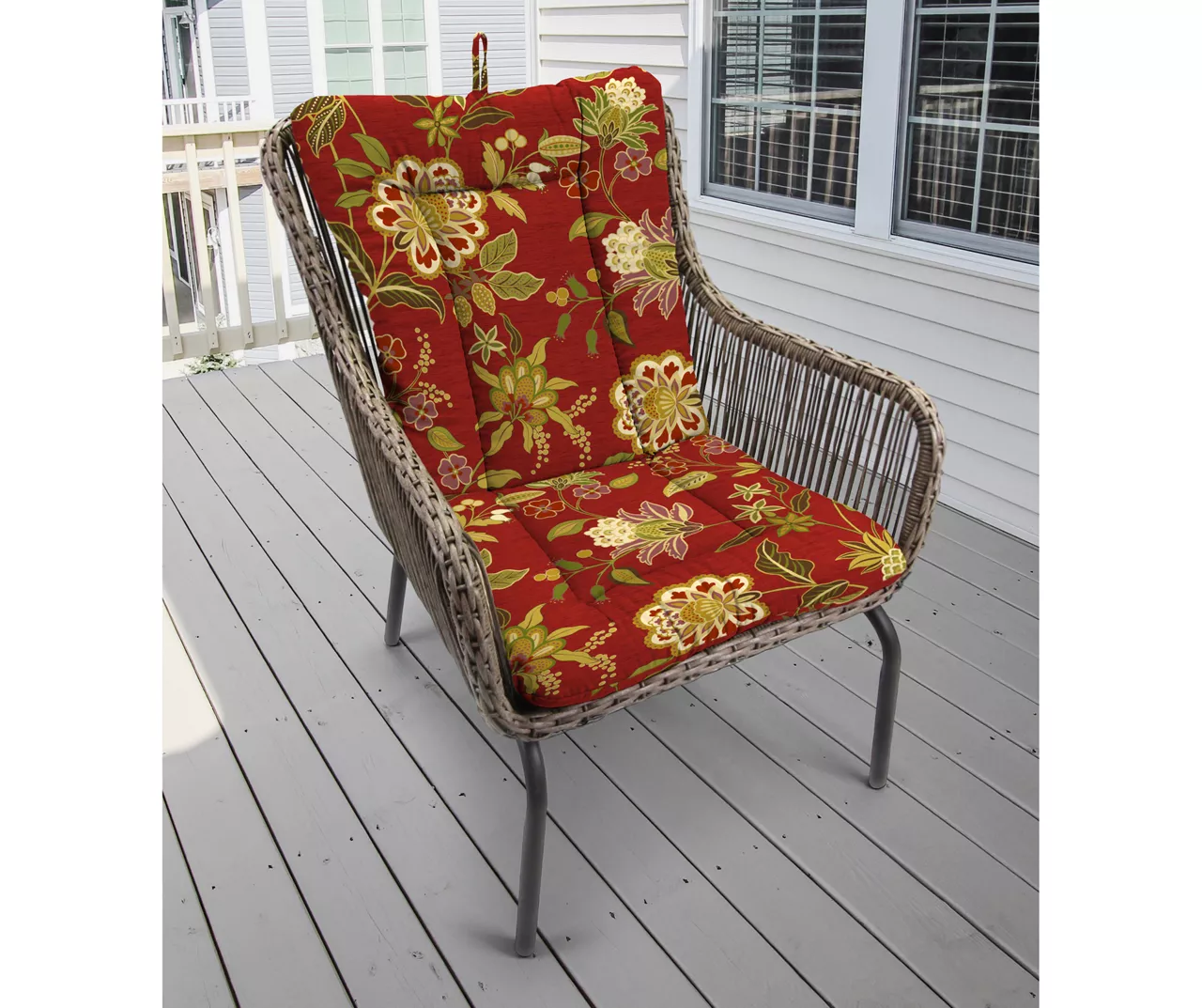 Alberta Salsa Euro Style Outdoor Chair Cushion 4 Alberta Salsa Euro Style Outdoor Chair Cushion - Image 2