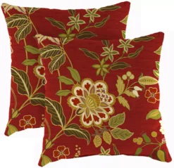 Alberta Salsa Outdoor Throw Pillows, 2-Pack 24 Alberta Salsa Outdoor Throw Pillows, 2-Pack -Garden Furniture Store 810560723 1