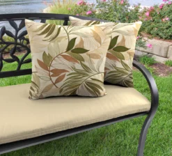 Jordan Manufacturing Oasis Outdoor Throw Pillows, 2-Pack 28 Jordan Manufacturing Oasis Outdoor Throw Pillows, 2-Pack -Garden Furniture Store 810560725 2