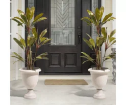 Glitzhome Plastic Urn Planters, 2-Pack -Garden Furniture Store 810565981 2