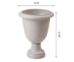 Glitzhome Plastic Urn Planters, 2-Pack -Garden Furniture Store 810565981 6