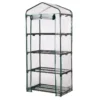 61" PVC & Metal 4-Tier Mini Greenhouse -Garden Furniture Store 810565991 1