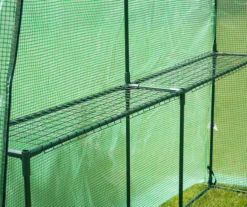74.75" Green PE & Metal Single Shelf Walk-In Greenhouse -Garden Furniture Store 810565996 5