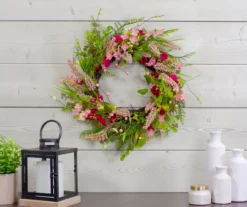 21" Floral, Berry & Twig Wreath -Garden Furniture Store 810574692 1