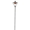 61" Brushed Copper Half Moon Oil Patio Torch