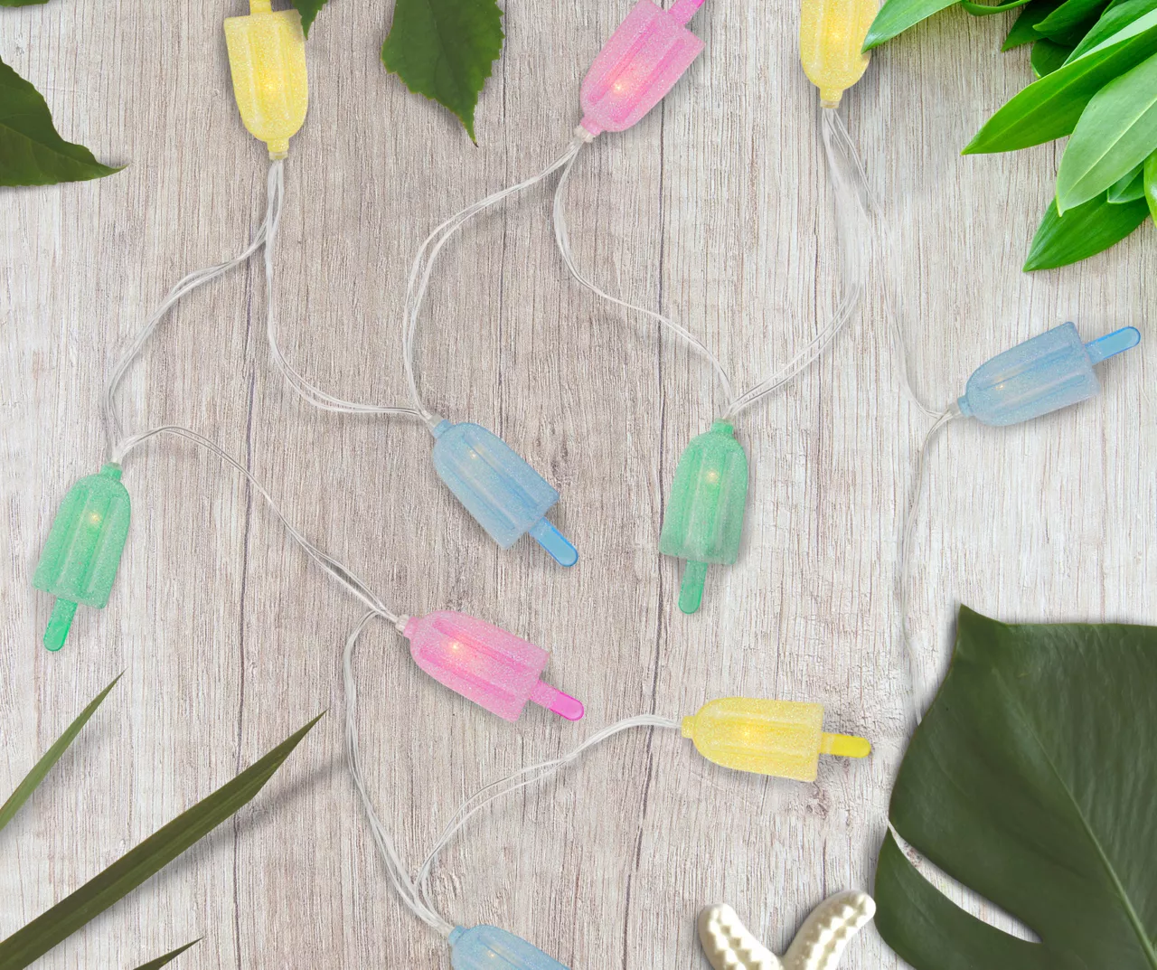 Northlight Pastel Ice Pop LED Wide Angle Light Set, 10-Lights 4 Northlight Pastel Ice Pop LED Wide Angle Light Set, 10-Lights - Image 2