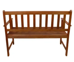 Northlight Light Brown Acacia Wood Patio Bench -Garden Furniture Store 810576214 2