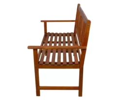 Northlight Light Brown Acacia Wood Patio Bench -Garden Furniture Store 810576214 3