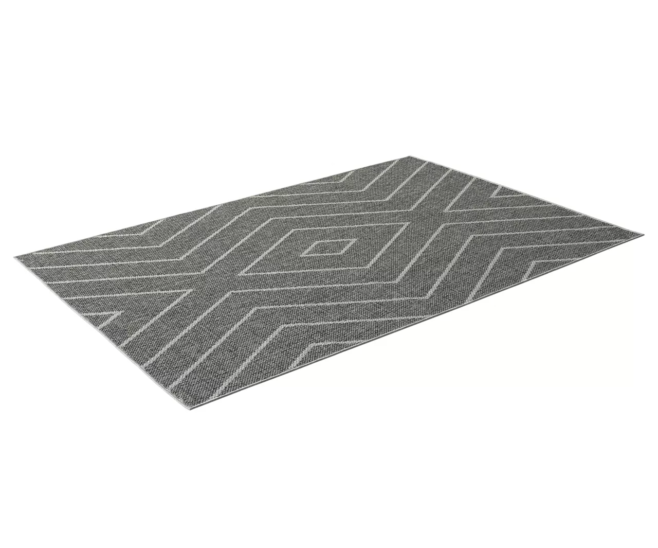 Broyhill Jani Lagos Gray Geometric Outdoor Area Rug 4 Broyhill Jani Lagos Gray Geometric Outdoor Area Rug - Image 2