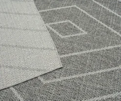 Broyhill Jani Lagos Gray Geometric Outdoor Area Rug 11 Broyhill Jani Lagos Gray Geometric Outdoor Area Rug -Garden Furniture Store 810586754 810586755 810586756 A0 3
