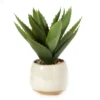 Artificial Aloe In Marble Look Ceramic Pot 2 Artificial Aloe In Marble Look Ceramic Pot -Garden Furniture Store 810587323 A0 1