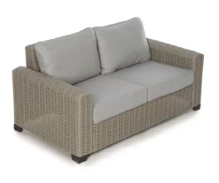 Broyhill Pembroke All-Weather Wicker Cushioned Patio Loveseat -Garden Furniture Store 810588208 0443 A8 1