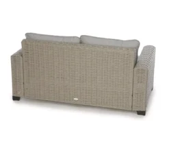Broyhill Pembroke All-Weather Wicker Cushioned Patio Loveseat -Garden Furniture Store 810588208 0443 A8 3