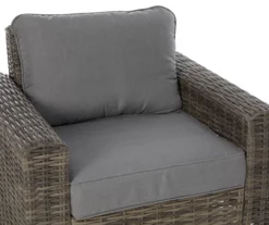 Broyhill Pembroke All-Weather Wicker Cushioned Patio Lounge Chair -Garden Furniture Store 810588247 0462 A8 4