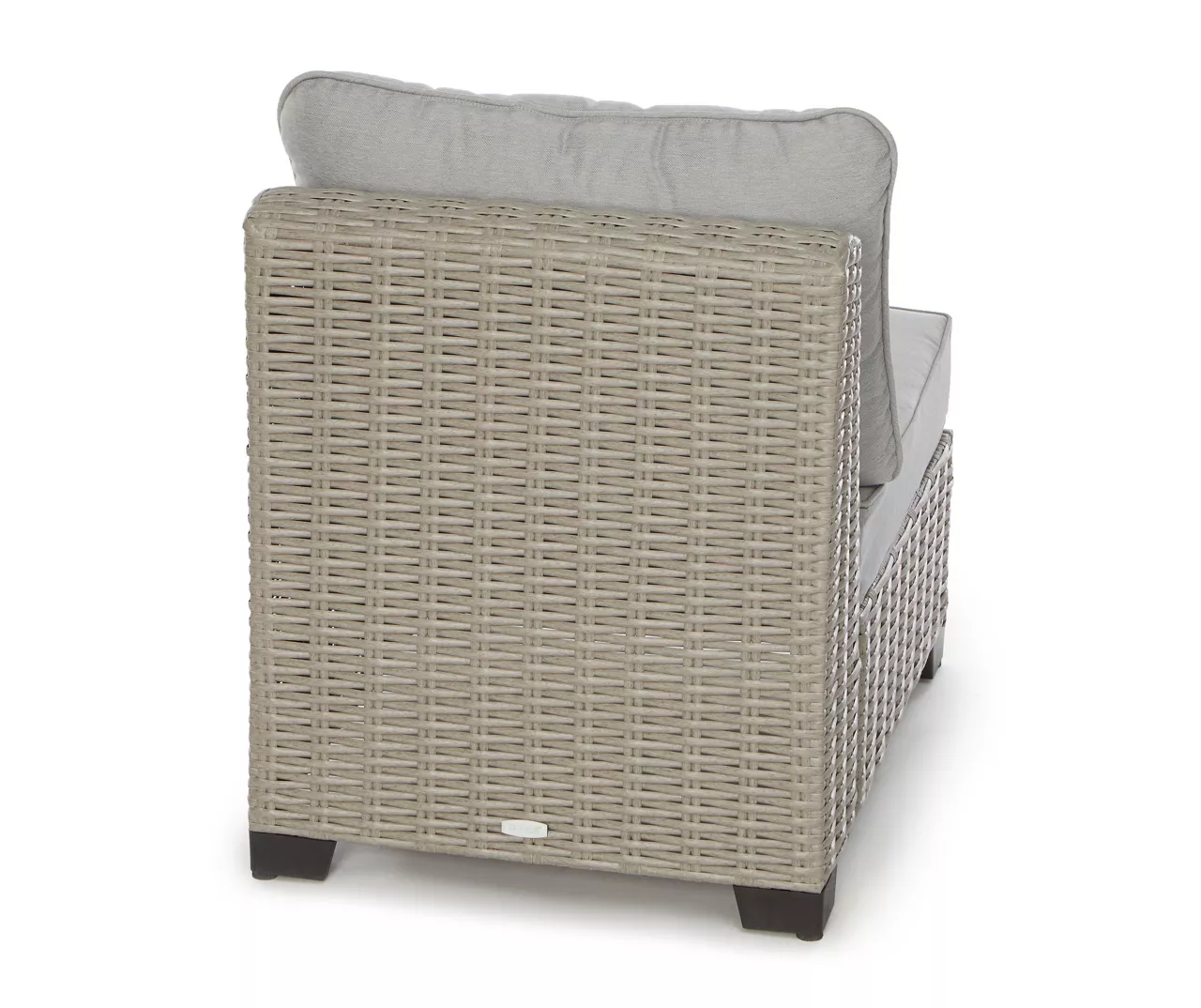 Pembroke All-Weather Wicker Cushioned Patio Armless Sofa Chair 6 Pembroke All-Weather Wicker Cushioned Patio Armless Sofa Chair - Image 4