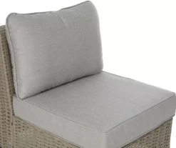 Pembroke All-Weather Wicker Cushioned Patio Armless Sofa Chair 19 Pembroke All-Weather Wicker Cushioned Patio Armless Sofa Chair -Garden Furniture Store 810588254 0429 A8 4
