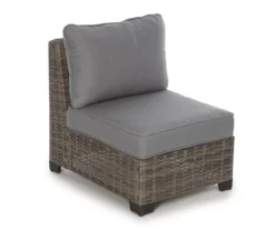 Pembroke All-Weather Wicker Cushioned Patio Armless Sofa Chair 22 Pembroke All-Weather Wicker Cushioned Patio Armless Sofa Chair -Garden Furniture Store 810588255 0478 A0 1