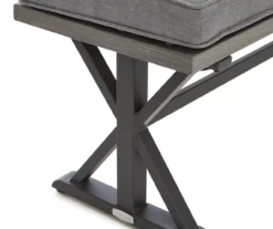 Pembroke Steel Cushioned Patio Dining Bench -Garden Furniture Store 810588673 LawnNGarden Ecomm 090722 Roy A8 2