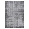 Tiverton Anthracite Light Gray Abstract Outdoor Area Rug, (6' X 9.5') -Garden Furniture Store 810588770 A0 1
