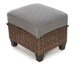 Broyhill Yorktown All-Weather Wicker Cushioned Patio Ottoman -Garden Furniture Store 810589130 0557 A0 1
