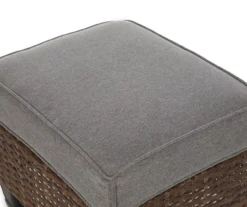 Broyhill Yorktown All-Weather Wicker Cushioned Patio Ottoman -Garden Furniture Store 810589130 0558 A8 3
