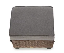 Broyhill Yorktown All-Weather Wicker Cushioned Patio Ottoman -Garden Furniture Store 810589130 0558 A8 4