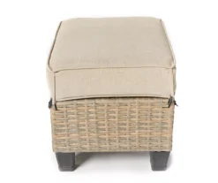 Broyhill Yorktown All-Weather Wicker Cushioned Patio Ottoman -Garden Furniture Store 810589131 1 A8