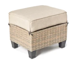 Broyhill Yorktown All-Weather Wicker Cushioned Patio Ottoman -Garden Furniture Store 810589131 A0
