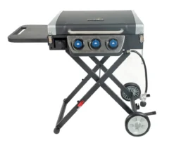 3-Burner Folding Gas Griddle With Lid -Garden Furniture Store 810590434 3
