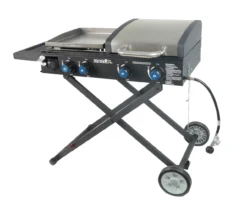 4-Burner Folding Gas Grill With Griddle -Garden Furniture Store 810590436 2
