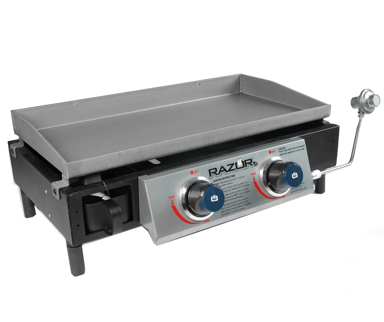 2-Burner Portable Gas Griddle 5 2-Burner Portable Gas Griddle - Image 3