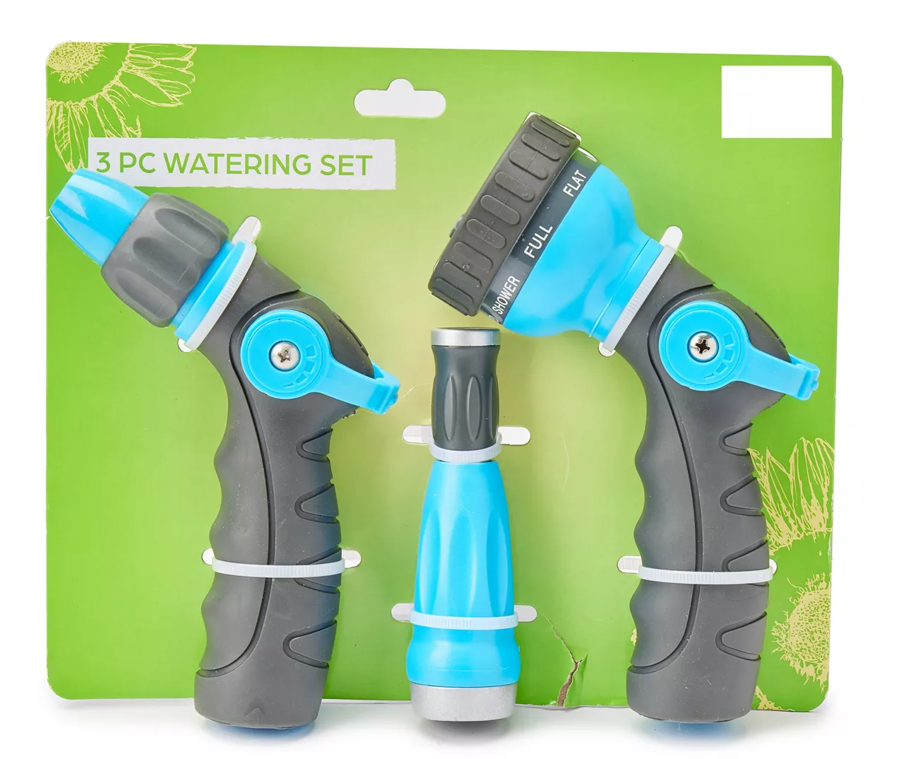 Black & Blue 3-Piece Watering Set 3 Black & Blue 3-Piece Watering Set