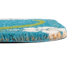 Multi-Color Patterned Flip-Flops Shaped Coir Doormat 7 Multi-Color Patterned Flip-Flops Shaped Coir Doormat -Garden Furniture Store 810591696 A8 3