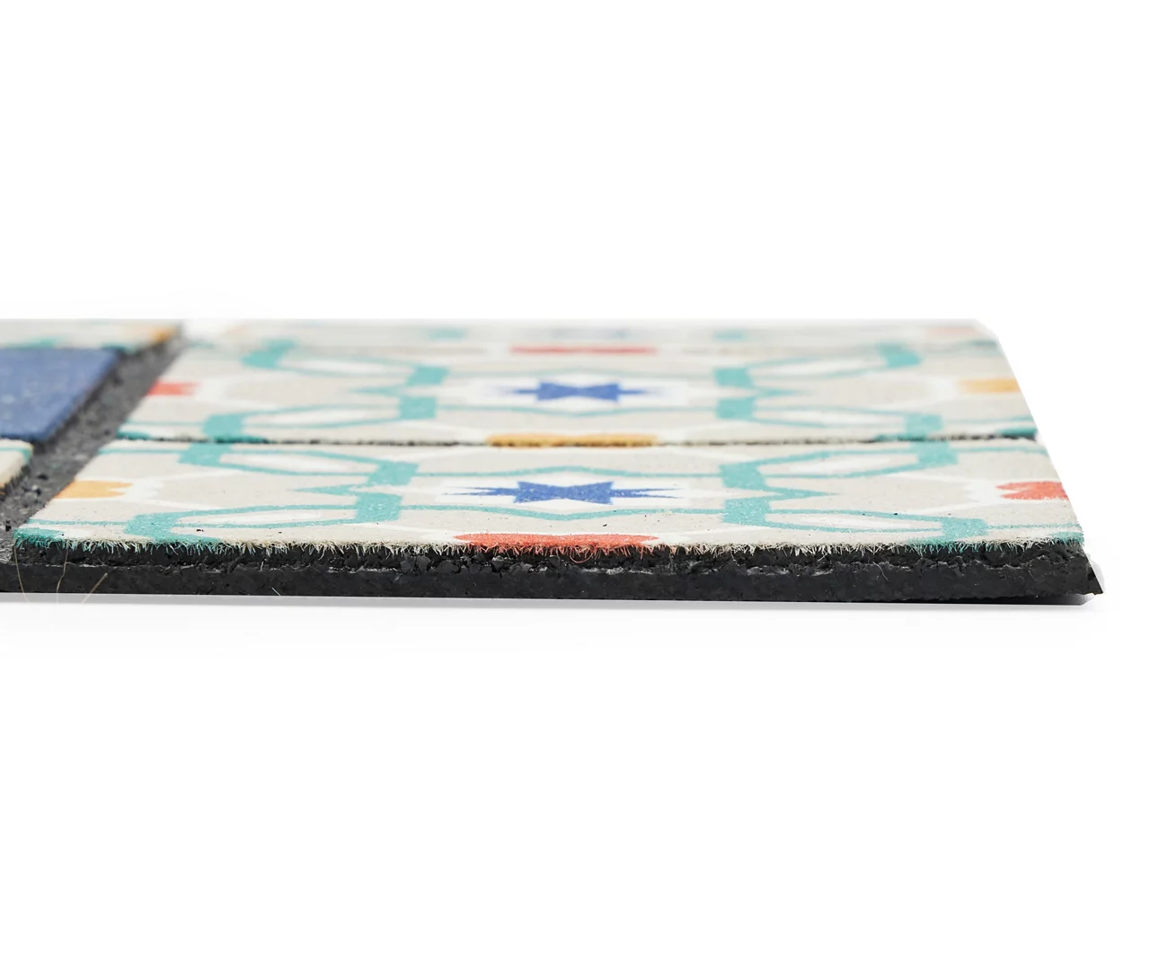 Colton "Welcome" Blue & Green Tiles Doormat 5 Colton "Welcome" Blue & Green Tiles Doormat - Image 3