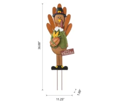 36" Pilgrim Turkey Metal Yard Stake 13 36" Pilgrim Turkey Metal Yard Stake -Garden Furniture Store 810596392 6