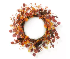 22" Fall Eucalyptus & Berry Wreath