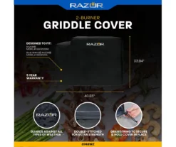 RAZOR 2-Burner Griddle Cover -Garden Furniture Store 810597057 8