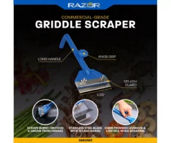 RAZOR Commercial-Grade Griddle Scraper 11 RAZOR Commercial-Grade Griddle Scraper -Garden Furniture Store 810597062 1