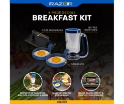 RAZOR 4-Piece Griddle Breakfast Kit 19 RAZOR 4-Piece Griddle Breakfast Kit -Garden Furniture Store 810597070 2