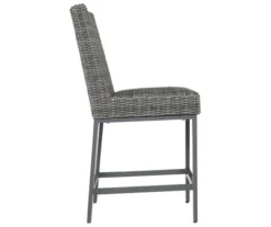 45.1" Palazzo All-Weather Wicker Patio Bar Stools, 2-Pack -Garden Furniture Store 810599418 5