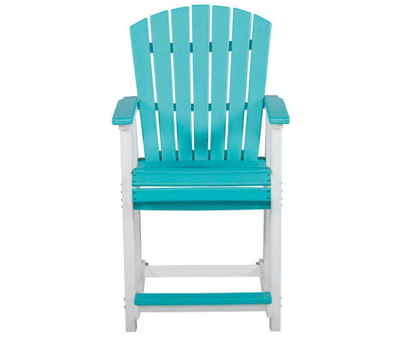 Eisley Wood Look Patio Dining Counter Stools, 2-Pack 5 Eisley Wood Look Patio Dining Counter Stools, 2-Pack - Image 3